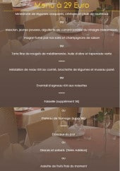 Menu Montmirail - Menu à 29€ 