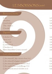 Menu l'hermine - Les boissons suite