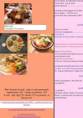 Menu Le Point de Lumière - Plat à la carte suite
