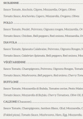 Menu Casa Rosario - Les sicilienne, pollo, ...