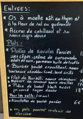 Menu La Dolce Villa - Exemple de menu