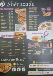 Menu Ô Sherazade - Les plats à la carte