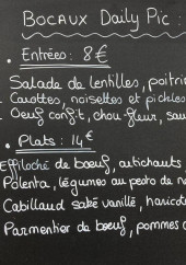 Menu Maïsse - Exemple de menu