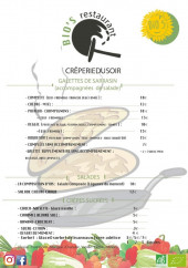 Menu Bio's - La carte