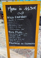 Menu Ô Bistrot Des Halles - Exemple de menu