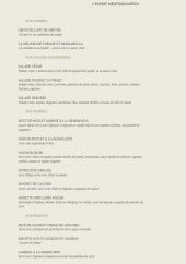 Menu Ôazar - L'esprit méditerranéen