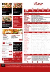 Menu Pizza Bonici - La carte