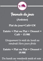 Menu Les P'tits Lilou - Formule du jour