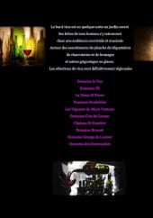 Menu Le lounge - Les selections de vins