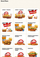 Menu Burger King - Les bons plans