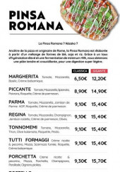 Menu Hello Roma! - Les pizzas