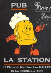 Menu Pub La Station - Un exemple du menu