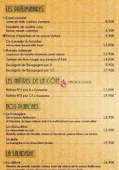 Menu Le Bien Heureux - Les planches, saladeries, ...