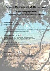 Menu L’Anse Rouge - Entrées, poissons, viandes,...