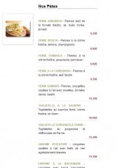 Menu La Casetta - pates