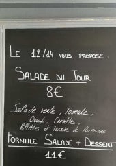 Menu Le 12/14 - Exemple de menu