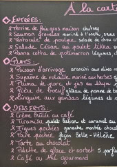 Menu Mille Saveurs - Exemple de menu