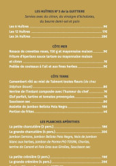 Menu Le Bistrot De Bourgenay - La carte