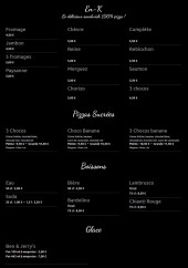 Menu K.pizz - En-cas et boissons