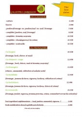 Menu Crêperie Du Moulin - Les galettes 