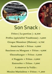 Menu Vacances Sans Faim - Les snacks, crêpes et gauffres