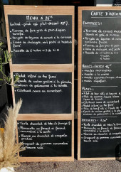 Menu L'Entre 2 Côtes - Exemple de menu