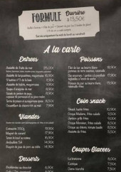 Menu Le Bon’Homme - La formule et plats à la carte