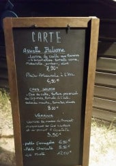 Menu les pieds dans l'o - Exemple de menu