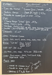 Menu Greaser Dinner - L'ardoise