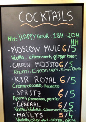 Menu Chez Francky - Les cocktails