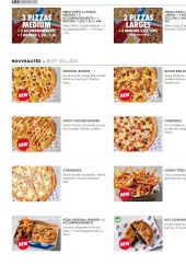 Menu Domino's - Les menus et nouveautés