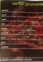 Menu L'épisode gourmand - Les pizzas page 2