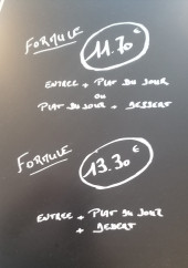 Menu Le Sanglier Qui Fume - Les formules
