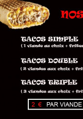 Menu Le Summer - Les tacos