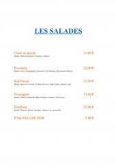 Menu L'ère du Temps - Les salades