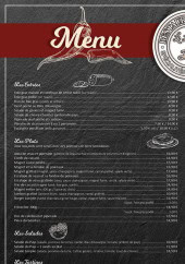 Menu Le Lonjoie - Les entrées, plats, ...