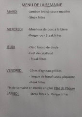 Menu Le Saint Valentin - Un exemple de menu de la semaine