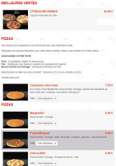 Menu Classic's - Les meilleures ventes