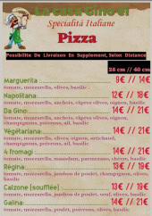 Menu La Casa Gino ei - Les pizzas suite