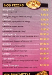 Menu Cro'k Food - Les pizzas et bruschettas