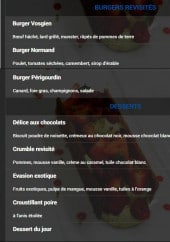 Menu A L'Evidence - Burgers et desserts