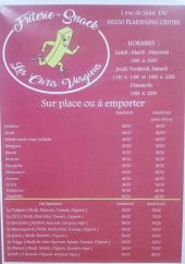 Menu Les ch'tis Vosgiens - Les sandwiches