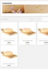 Menu Colis Frais - Les fromages