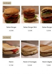 Menu Au Goût d'Anita - Les burgers et paninis