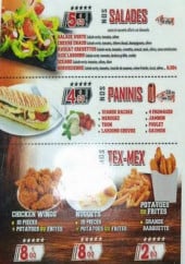 Menu Magic Food - Salades, tex-mex, boissons,...