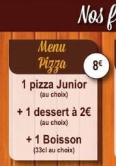 Menu Sunpizza - Formules