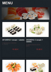Menu Sushi Auxerre - Les menus