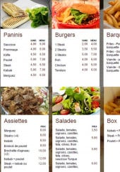 Menu Efes Restaurant - Paninis, burgers, salades,...