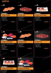 Menu Sushi Story - Les Sashimis