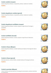 Menu La Maison Du Gratin - Les gratins page 2